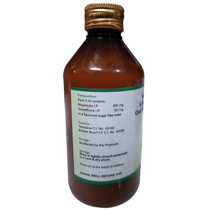 Maglid Suspension Magaldrate 400mg/5ml + Simethicone 20mg/5ml