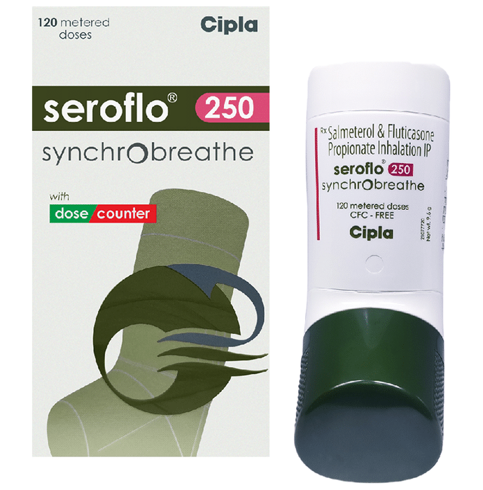 Seroflo 250 Synchrobreathe Salmeterol 25mcg + Fluticasone Propionate 250mcg