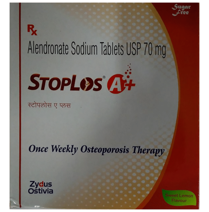 Stoplos A Plus Tablet Lemon Alendronic Acid 70mg