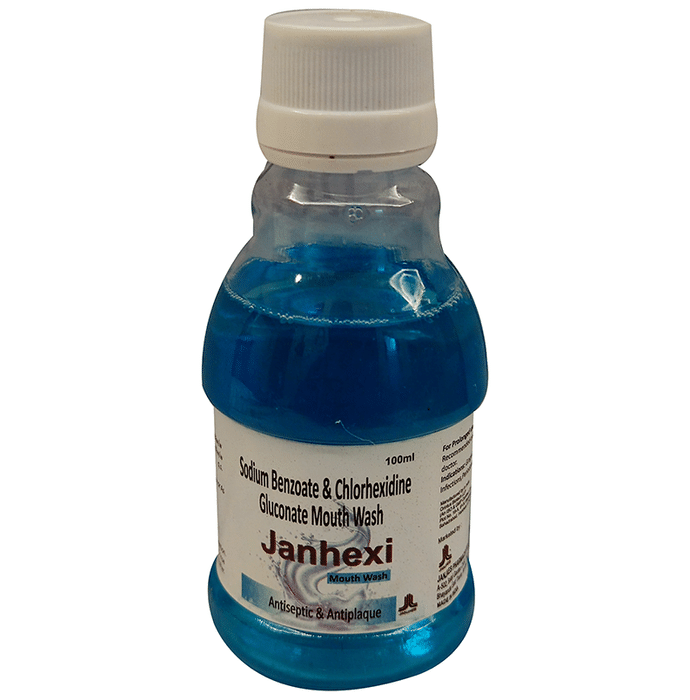 Janhexi Mouth Wash Chlorhexidine Gluconate 0.2% w/v