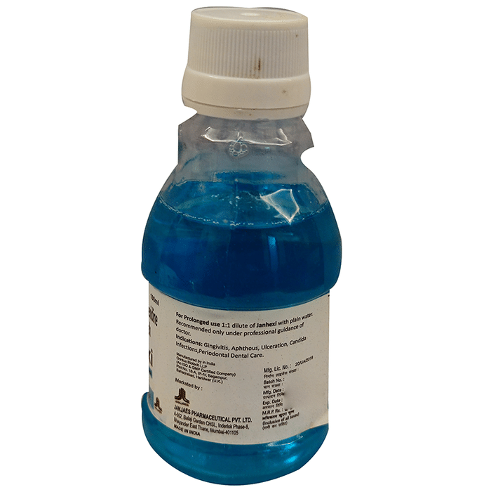 Janhexi Mouth Wash Chlorhexidine Gluconate 0.2% w/v