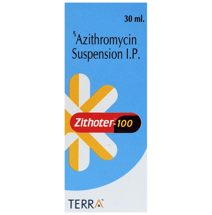 Zithoter 100 Oral Suspension    Azithromycin 100mg