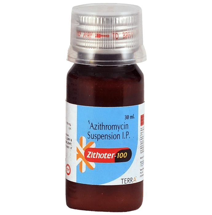 Zithoter 100 Oral Suspension    Azithromycin 100mg