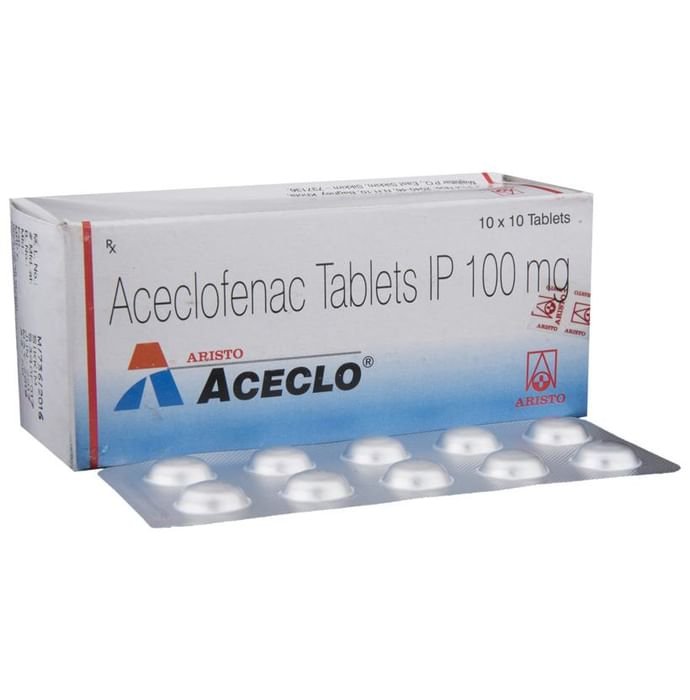Aceclo Tablet Aceclofenac 100mg