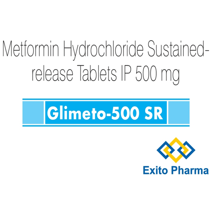 Glimeto 500 SR Tablet    Metformin 500mg