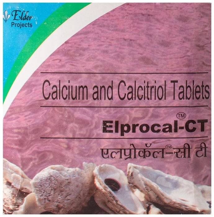Elprocal-CT Tablet    Calcium 500mg + Vitamin D3 0.25mcg