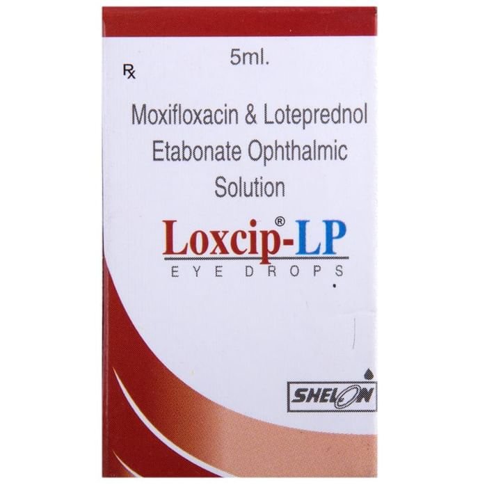 Loxcip-LP Eye Drop    Loteprednol etabonate 0.5% w/v + Moxifloxacin 0.5% w/v