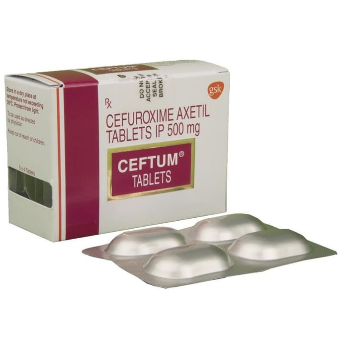 Ceftum 500mg Tablet    Cefuroxime 500mg