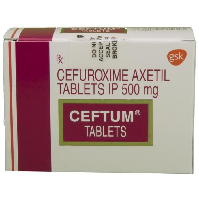 Ceftum 500mg Tablet    Cefuroxime 500mg