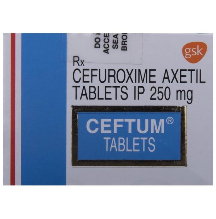 Ceftum 250mg Tablet    Cefuroxime 250mg