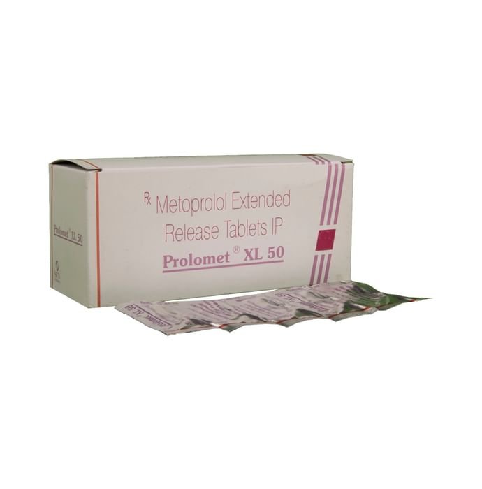 Prolomet XL 50 Tablet    Metoprolol Succinate 47.5mg
