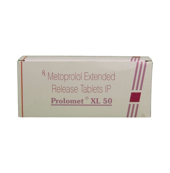 Prolomet XL 50 Tablet    Metoprolol Succinate 47.5mg
