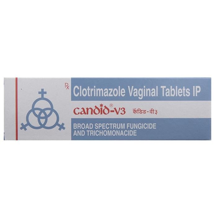 Candid-V3 Tablet VT    Clotrimazole 200mg