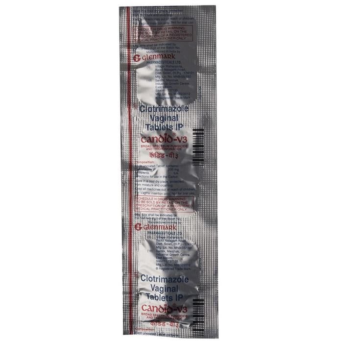 Candid-V3 Tablet VT    Clotrimazole 200mg