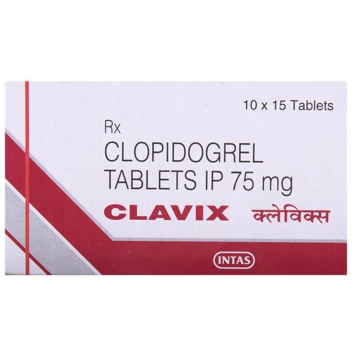 Clavix Tablet    Clopidogrel 75mg