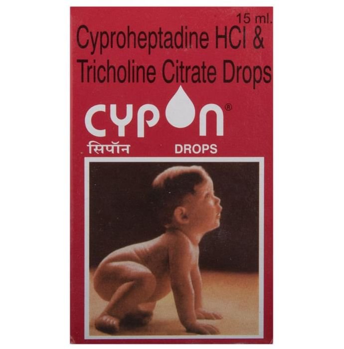 Cypon Oral Drops    Cyproheptadine 1.5mg + Tricholine Citrate 55mg