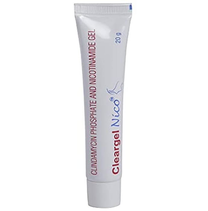 Cleargel Nico Gel    Clindamycin 1% w/w + Nicotinamide 4% w/w