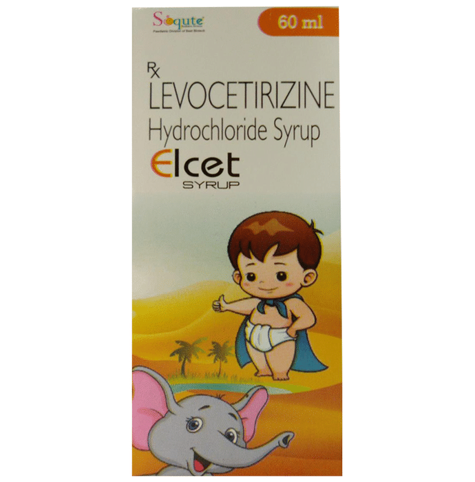 Elcet Syrup    Levocetirizine 2.5mg/5ml