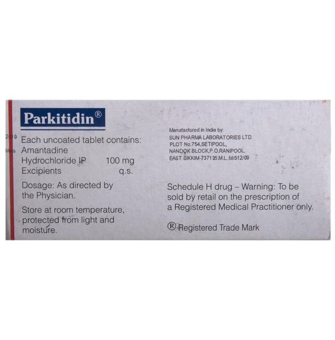 Parkitidin Tablet    Amantadine 100mg