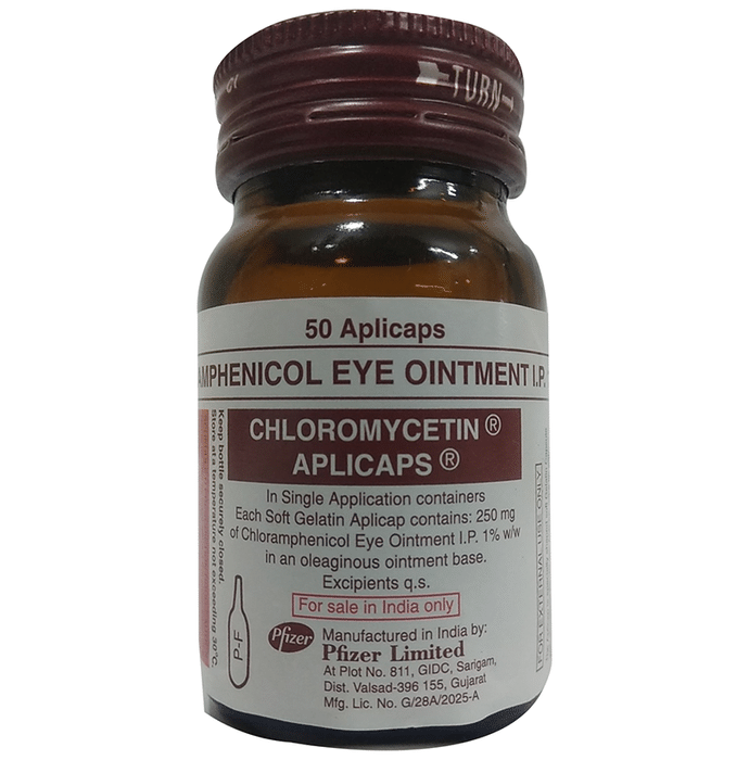 Chloromycetin Aplicap    Chloramphenicol 1% w/w