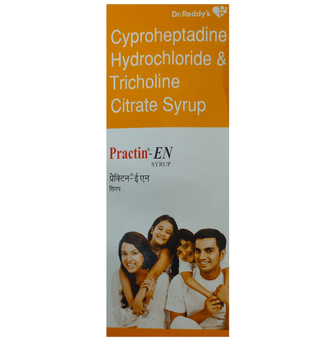 Practin EN Syrup    Cyproheptadine 2mg/5ml + Tricholine Citrate 275mg/5ml