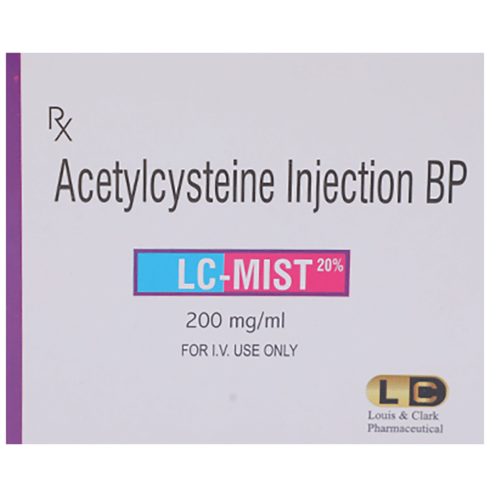 LC-Mist 20% Injection    Acetylcysteine 200mg/ml