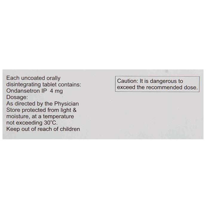 Periset MD Tablet    Ondansetron 4mg