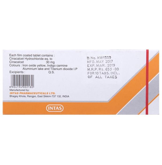 Pth 30 Tablet    Cinacalcet 30mg
