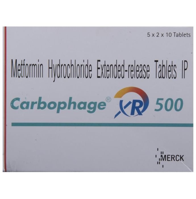 Carbophage XR 500 Tablet    Metformin 500mg