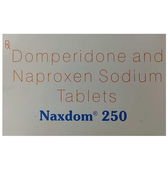 Naxdom 250 Tablet    Naproxen 250mg + Domperidone 10mg