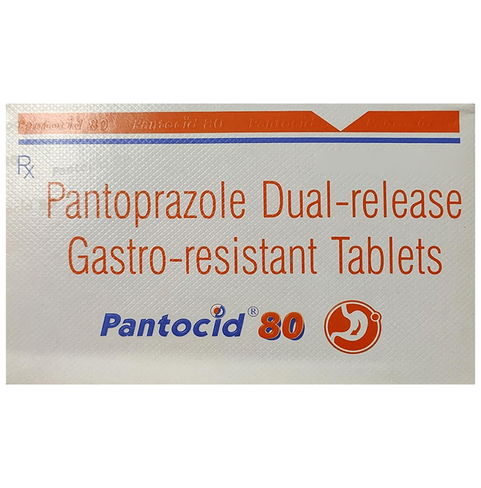Pantocid 80 Dual-Release Tablet    Pantoprazole 80mg
