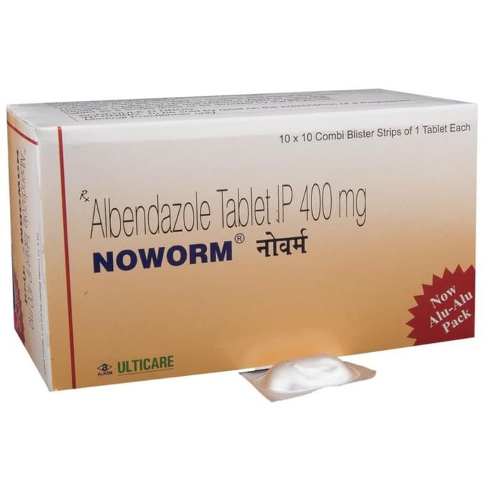 Noworm Chewable Tablet    Albendazole 400mg