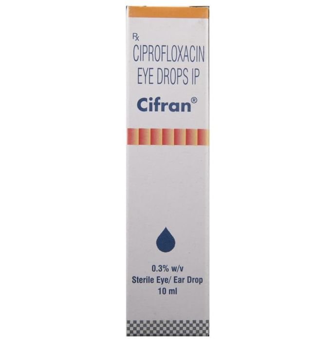 Cifran Eye/Ear Drops    Ciprofloxacin 0.3% w/v