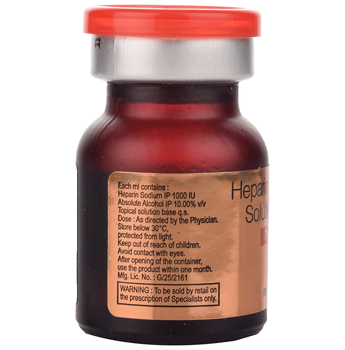 Phlebotroy QPS Topical Solution    Heparin 1000IU/ml