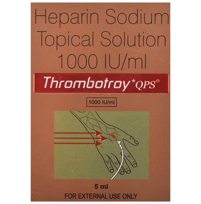 Phlebotroy QPS Topical Solution    Heparin 1000IU/ml