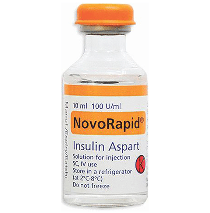 Novorapid 100IU Injection    Insulin Aspart 100IU