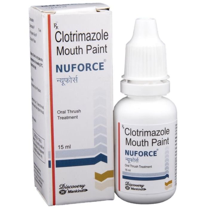 Nuforce Mouth Paint    Clotrimazole 1% w/v
