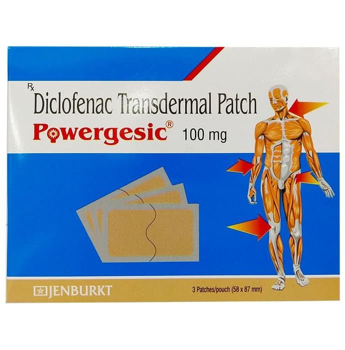 Powergesic 100mg Transdermal Patch    Diclofenac 100mg