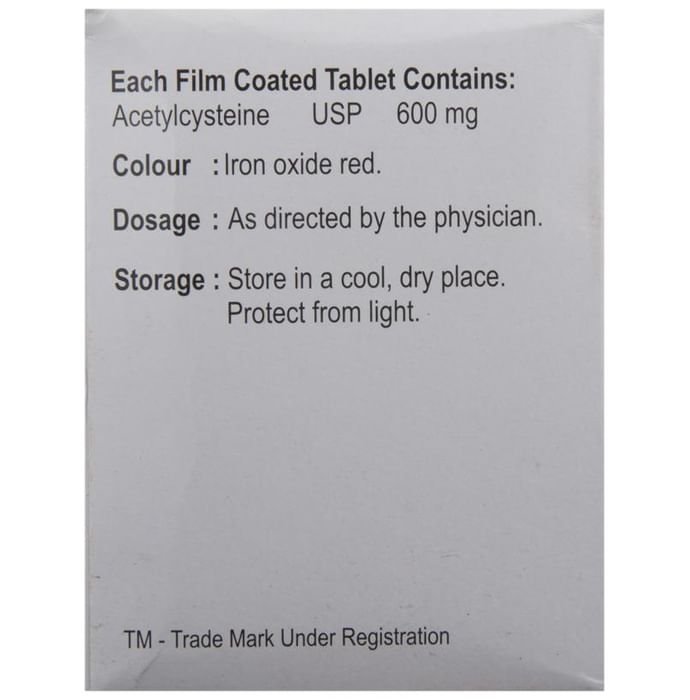 Nacfil Tablet    Acetylcysteine 600mg