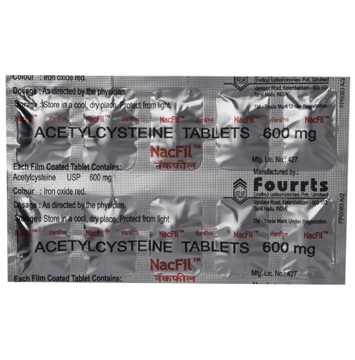 Nacfil Tablet    Acetylcysteine 600mg