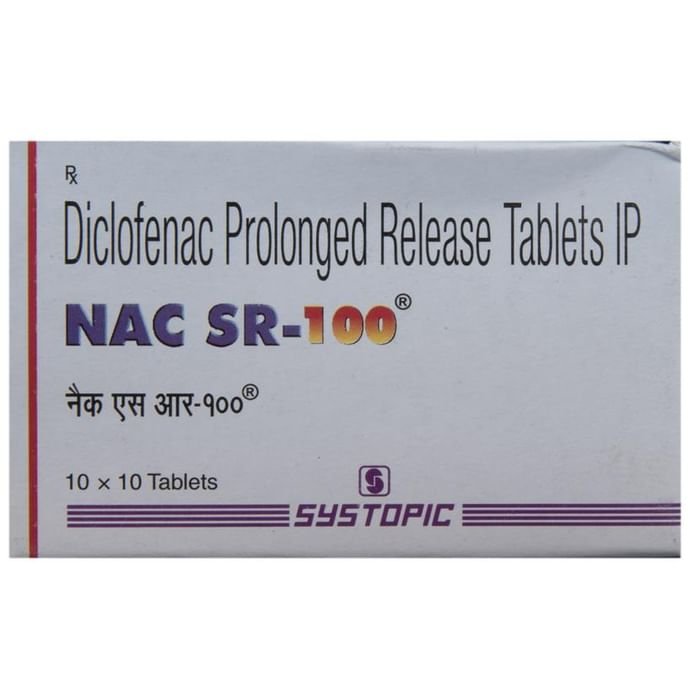 NAC SR 100 Tablet    Diclofenac 100mg