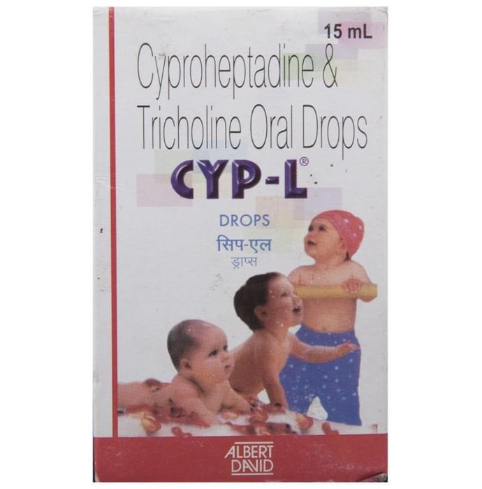 CYP-L Drops    Cyproheptadine 1.5mg + Tricholine Citrate 55mg