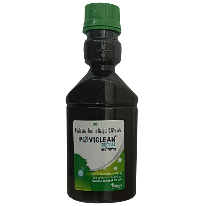 Poviclean Gargle Mint    Povidone Iodine 0.5% w/v