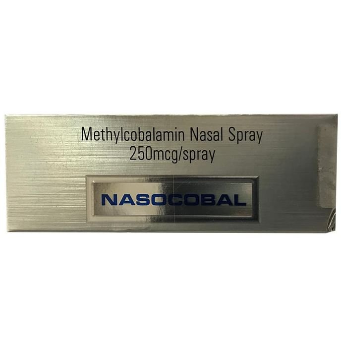 Nasocobal Nasal Spray    Methylcobalamin 250mcg/spray