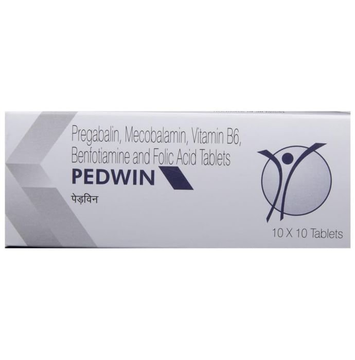 Pedwin Tablet    Benfotiamine 7.5mg + Folic Acid 1mg + Methylcobalamin 750mcg + Pregabalin 75mg + Vi