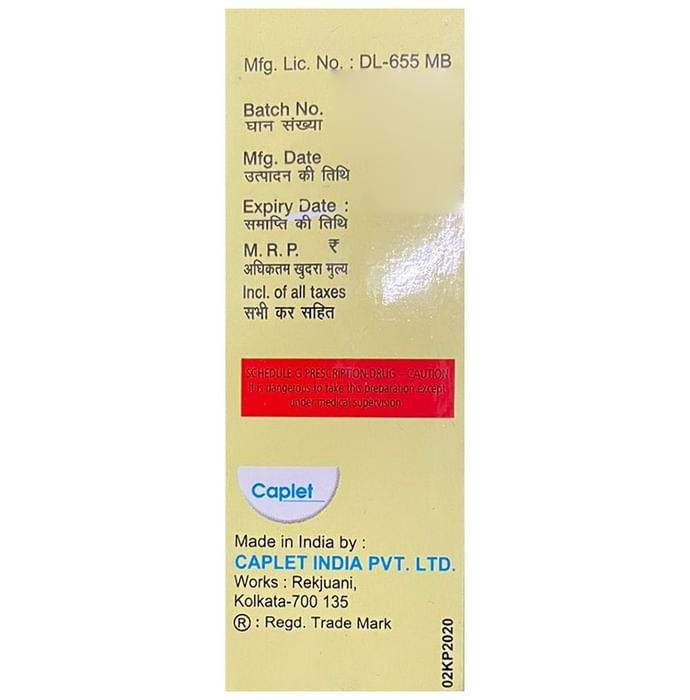 Choliv Drop    Cyproheptadine 1.5mg/ml + Tricholine Citrate 55mg/ml + Sorbitol 3.575gm/5ml