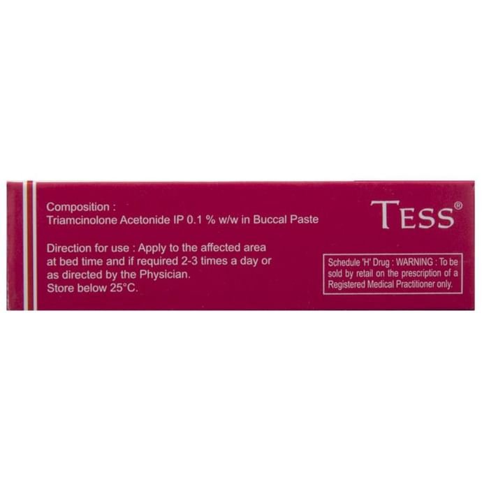 Tess Oral Paste    Triamcinolone 0.1% w/w