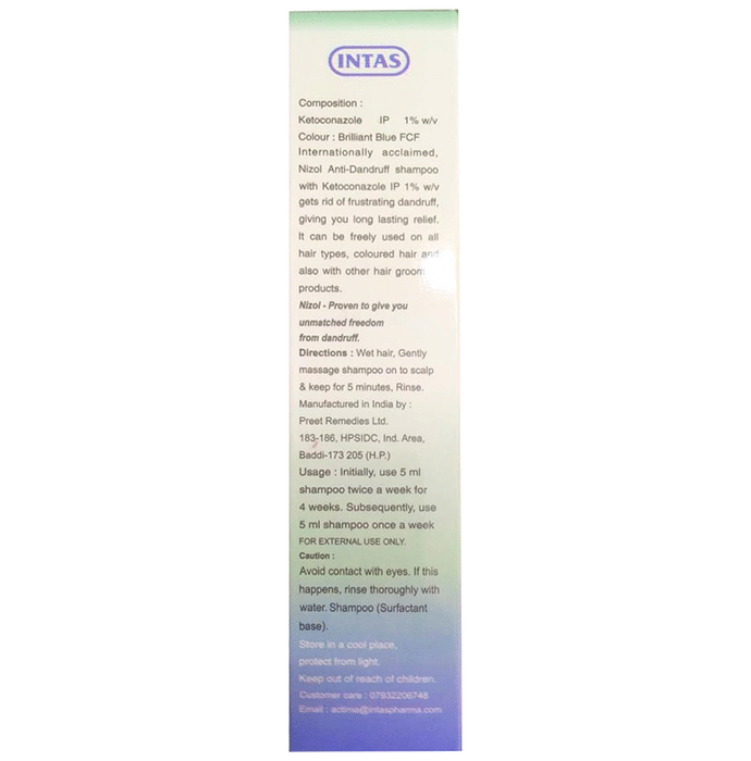 Nizol Shampoo    Ketoconazole 1% w/v