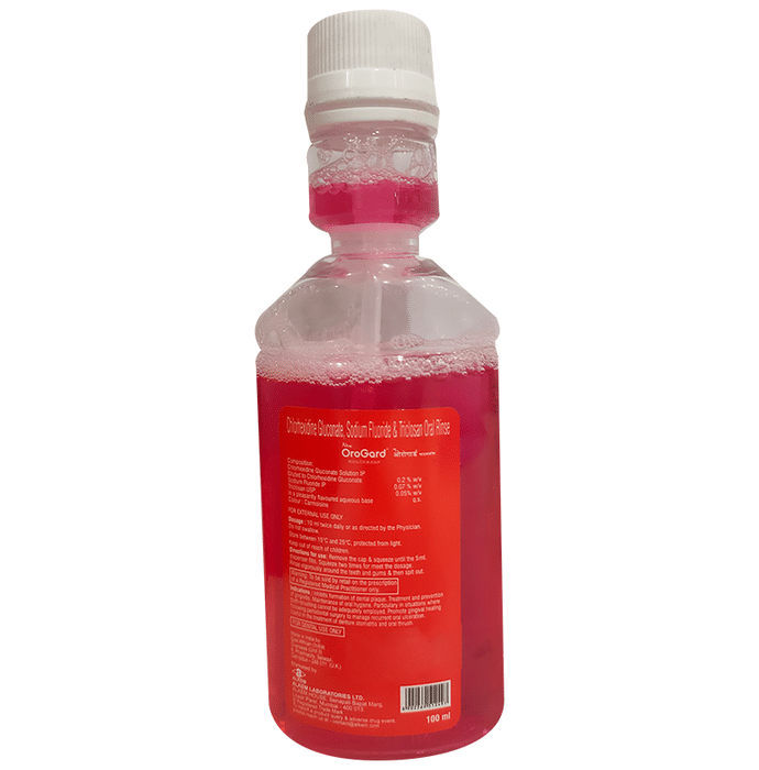 New Orogard Mouth Wash Fresh Mint    Chlorhexidine Gluconate 0.2% w/v + Sodium Fluoride 0.07% w/v + 
