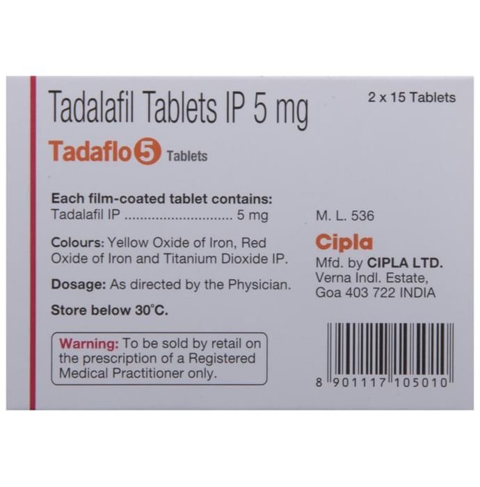 Tadaflo 5 Tablet    Tadalafil 5mg